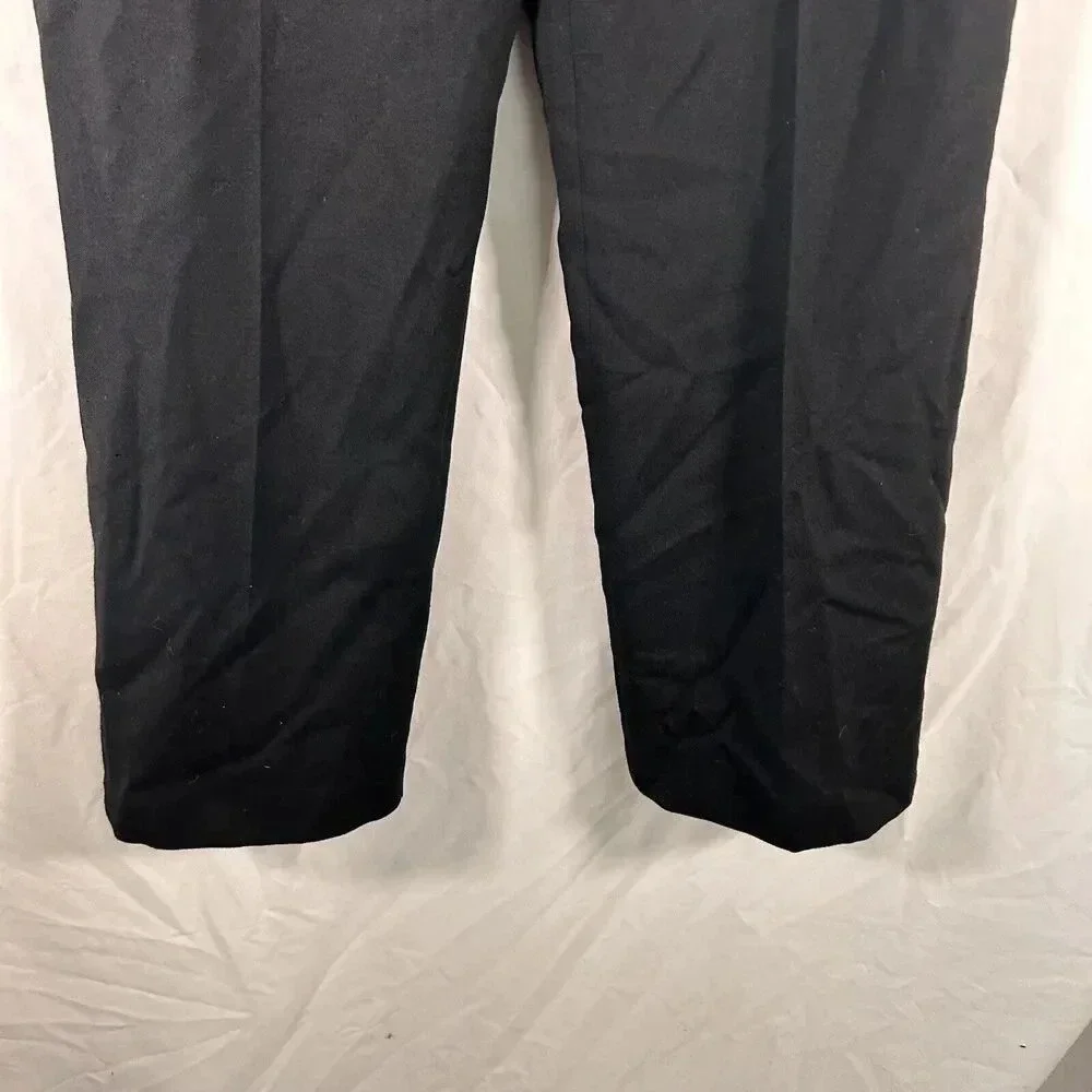 Harve Benard Wool Dress Pants Women's 8P Petite Button Zip Lined High Rise